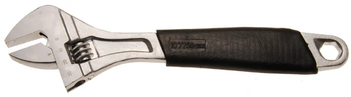 Llave ajustable (inglesa) con mango de goma suave 10" Liquidación