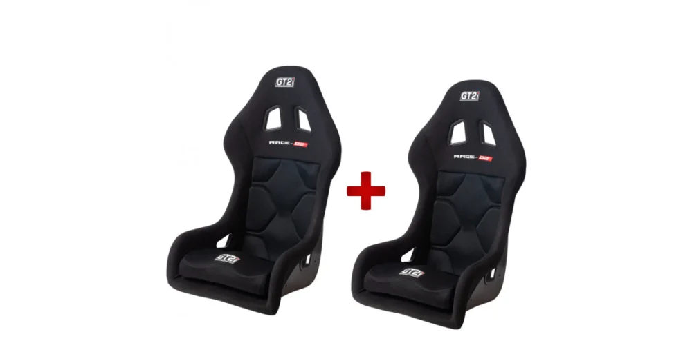 Pack 2 Asientos Baquet GT2I RACE-02L FIA Imprescindible (Must-Have)